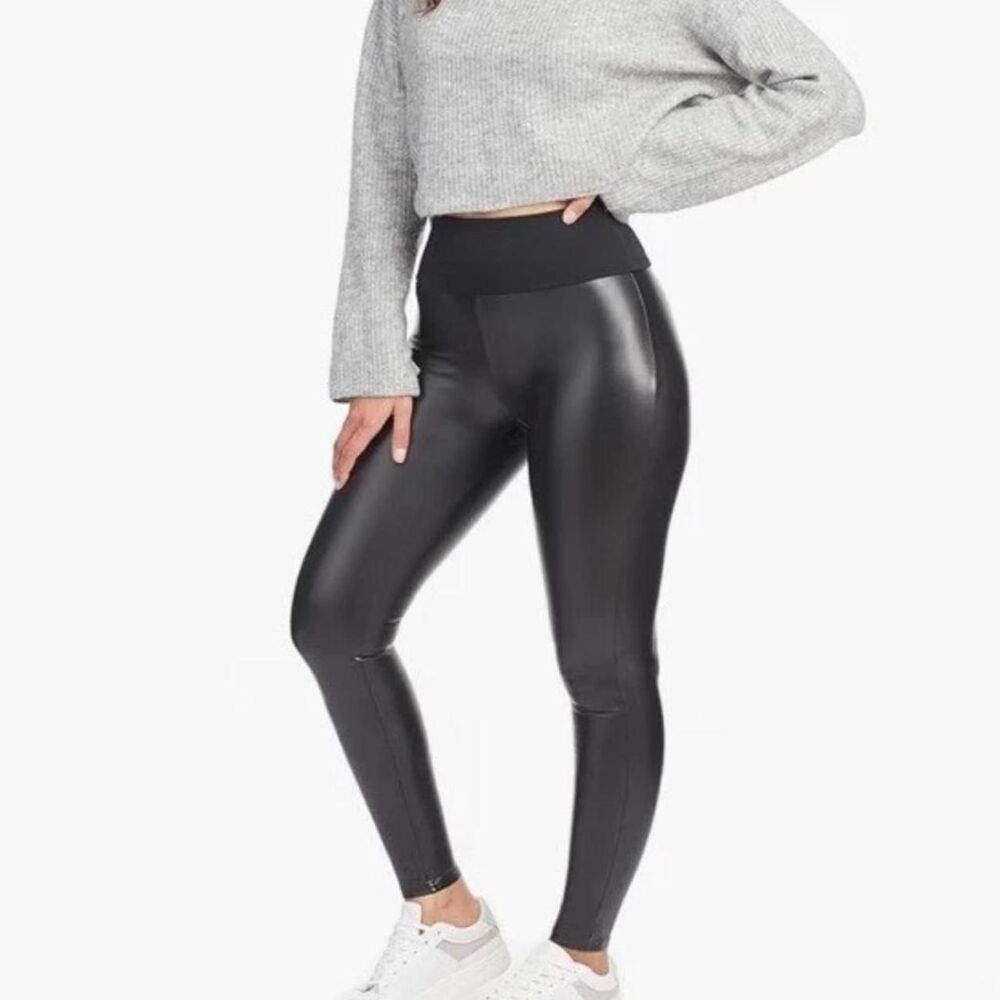 Red Hot by Spanx Women’s Faux Leather Shaping Legging